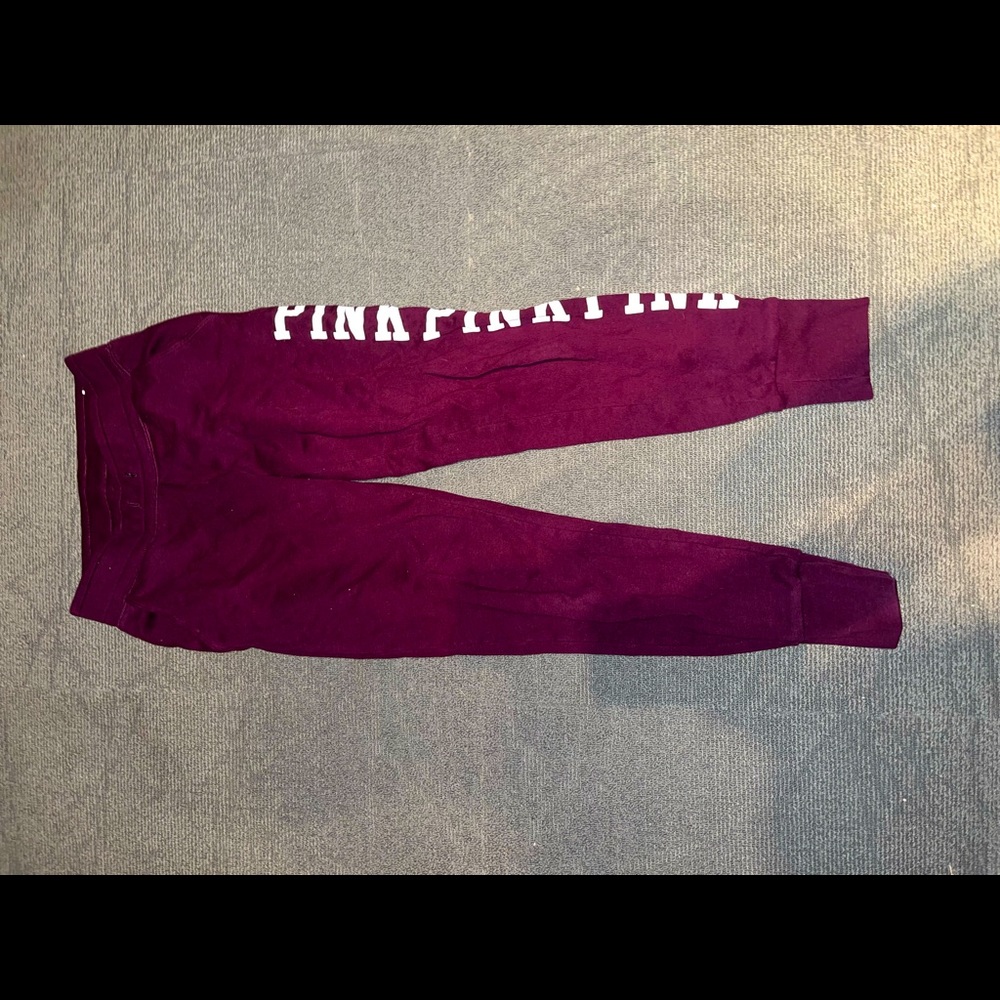 Maroon sweatpants
